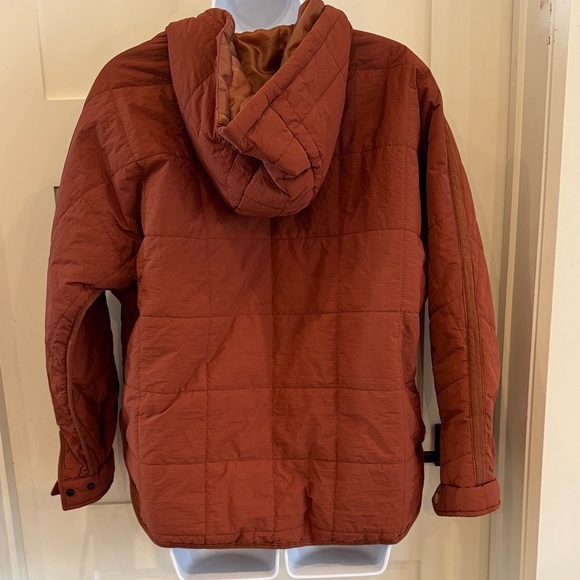 Women's Rust Quilted Puffer Jacket - Picture 5 of 7